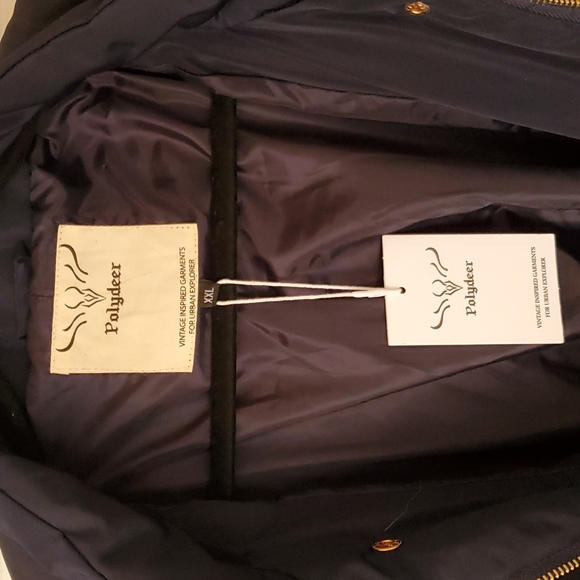 Women's Vegan Down Puffer Winter Coat (Long Length) - Picture 6 of 17